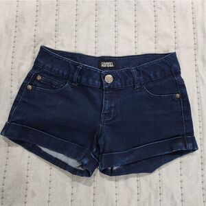 Celebrity Pink dark blue denim shorts